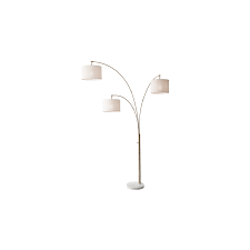 The adesso maui arc lamp features a combination of antique and modern styles with a bronze finish that will complement any interior home or office décor. Adesso 4250 21 Bowery 3 Light 83 High Arc Floor Build Com