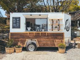 Jumpingoat Coffee Is The Cutest Little Locally Owned Coffee Trailer Parked On The Destin Harbor Near Dewey Coffee Trailer Mobile Coffee Shop Coffee Food Truck