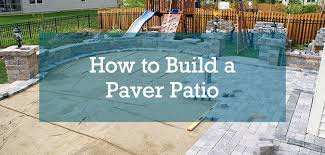 Figure out how large you'd like your paver patio to be. How To Build A Paver Patio Budget Dumpster