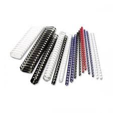 Gbc Combbind A4 10mm Plastic Binding Combs 21 Ring 65 Sheet Capacity White Pack Of 100 4028195