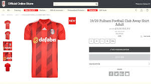 We are not only providing you with the kits you need but we are laying down a full package for you. What A Joke Adidas Fulham 19 20 Away Kit Is Cheap Standard Teamwear Footy Headlines