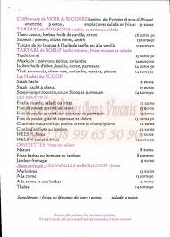 Restaurant Le Scoop Carte Et Menus