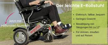 Die auswahl an individuell anpassbaren rollstuhl modellen ist umfangreich, von aktivrollstühlen über pflegerollstühle bis zum elektrorollstuhl oder. Elektrischer Rollstuhl Allzeit Mobil Faltbar Leicht Auf Rezept