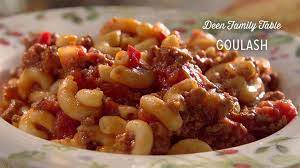 Paula Deen Ground Beef Goulash Recipe With Video Recipe Goulash Recipes Food Network Recipes Recipes