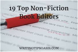 19 Top Non Fiction Book Editors Writing Tips Oasis