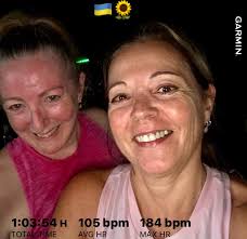 What was the runner doing in the photo?