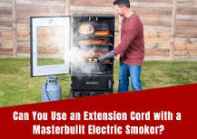 Can you use extension cord with electric smoker?
