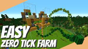 Bonemeal not consumed and no particle effect. How To Make A Zero Tick Farm In Minecraft 1 14 Zero Tick Bamboo Farm And Cactus Farm Avomance 2019 Youtube