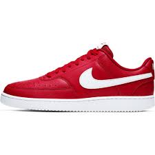 Nike Court Vision Low Mens Shoe Gym Red White Cd5463 600