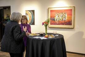 MC celebrates 50th anniversary opens art department exhibit by retired and  former art faculty