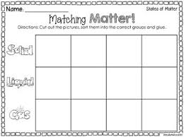 States Of Matter Freebie Sorting States Of Matter States Of Matter Matter Science States Of Matter Worksheet