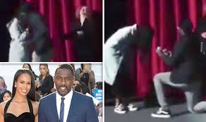 Together at home presented by global citizen on april, 18, 2020. Idris Elba And Sabrina Dhowre Engaged Luther Star Proposes To Girlfriend Live On Stage Celebrity News Showbiz Tv Express Co Uk