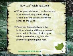 Bay Leaf Wishing Spell Wish Spell Spelling Magick
