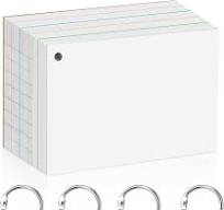 Amazon.com : Ruled Flash Cards,500PCS Line Revision Cards ...