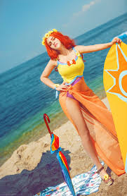 My Pool Party Leona Cosplay By League Of Legends Photographer Yasemin Karaca Leona Leonacosplay Poolpartyleona P Beach Photoshoot Cosplay Pool Party