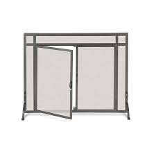 Each fire screen is uniquely made to fit any fireplace. Forged Iron Fireplace Screen With Doors 44 X 33 Woodland Direct