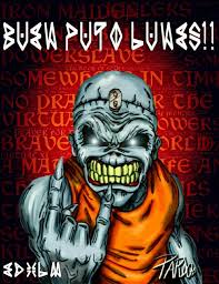 ป กพ นในบอร ด eddie iron maiden