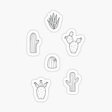 It's simple and easy enough for my 3.5 year old to complete. Cacti Stickers Redbubble
