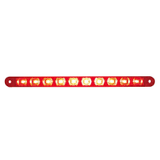 Flush mount/ integrated led light bar for trx front bumper. 9 10 Led Flush Mount Stop Turn Tail Light Bar Red Led Red Lens 38943b Affordable Street Rods