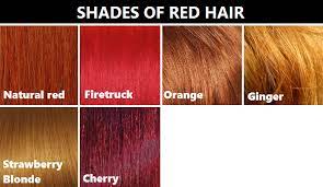 Shades Of Hair Red Blonde Black Brown Grey Shades Of Red Hair Red Hair Shades Of Red