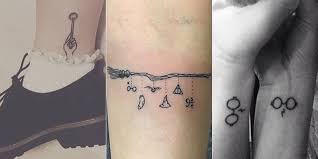 Minimalist arm tattoo okay, so let it be may not be one word, but you can make it look like one! 20 Magical Harry Potter Inspired Tattoos