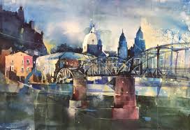 Use arrow keys for next and previous. Bernhard Vogel Aquarelle Galerie Kunsthaus Frenzel Heroldstatt