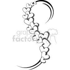 Hearts Tattoo Designs Clipart Royalty Free Image 377727 Heart Tattoo Family Heart Tattoos Heart Tattoo Designs