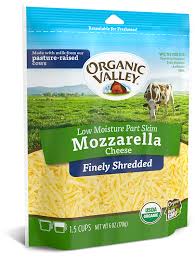 Finely Shredded Low Moisture Mozzarella Part Skim 6 Oz Buy Organic Valley Near You