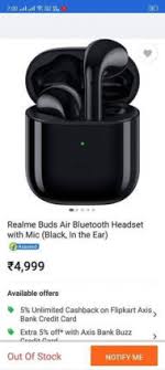 Realme Buds Air Price In India Revealed On Flipkart Ahead Of December 17th Launch 91mobiles Com