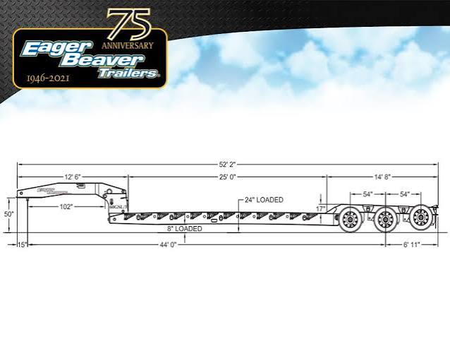 Eager Beaver 60GSL/3 Lowboy Trailer