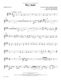 Less greatest hits collections than surveys of the. Hey Jude Arr Mark Brymer Baritone Sax Sheet Music The Beatles Choir Instrumental Pak