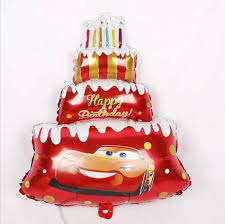 Bol Com Hbd Cars Taart Folieballon