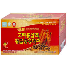 Nước hồng sâm đông trùng hạ thảo Biok (10 chai x 100ml)