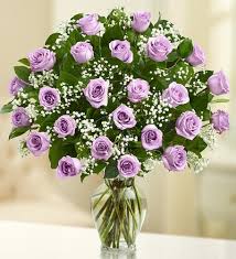 Our graceful and elegant pink roses can be delivered as soon as today! Rose Elegance Premium Long Stem 36 Purple Roses Arranged By A Florist In Ny 1800flowers Massapequa