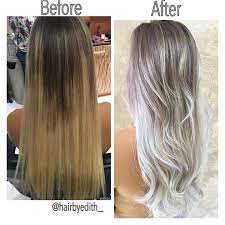 Color Correction Spotty Blonde To Lovely Violet Ash Ash Hair Color Hair Styles Ash Hair