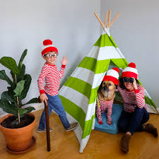 Whether they're based on puns, famous couples or absurdist humor, our costume selection includes pieces that are a cut above the ordinary. No Sew Diy Where S Waldo Kids Costume Primary Com