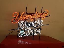 Black And Tan Beer Yuengling Yuengling Black And Tan Neon Sign Real Neon Light Neon Signs Black And Tan Neon