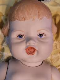 Vintage Antique Porcelain String Baby Doll