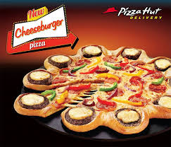Cheeseburger Pizza Foodies Snacks Pizza Hut Hamburger Pizza