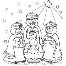 three wise men coloring page christmas pages nativity colors coloriage de lapin lop