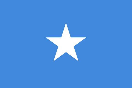 Blue Flag With White Star: +3 Country Flags - Eggradients.com