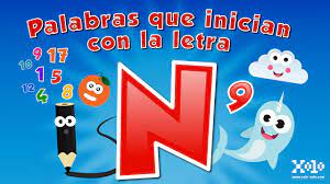 Palabras Que Incian Con La Letra N En Espanol Para Ninos Videos Aprende Youtube