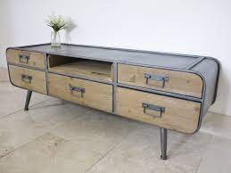 Now you can also have a nice and functional tv stand so take your time and check out the photos shown below. Vintage Industrial Tv Media Stand Retro Urban Media Tv Bench Cabinet Ebay Retro Coffee Tables Tv Stand And Coffee Table Industrial Style Coffee Table