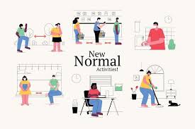 New Normal Activities Illustration Graphic Illustration Health Organizations Life Poster