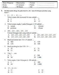 Kunci jawaban matematika kelas 5 mata pelajaran. Pin Di Download