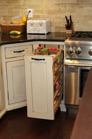 kitchen with distressed cabinets