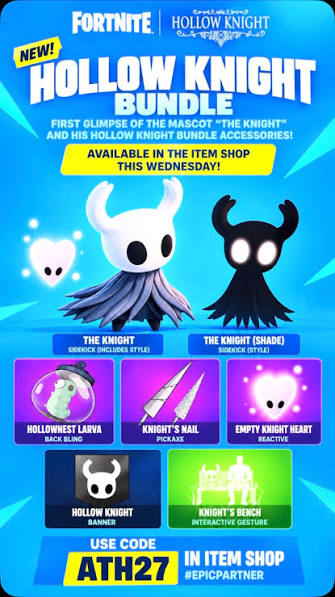 HOLLOW KNIGHT x FORTNITE — COMING SOON‼️ #Fortnite #HollowKnight