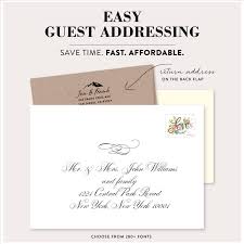 When addressing envelopes to the williams family, should i use the williams family. Calligraphy Service Guest Addressing Service On Envelopes For Weddings