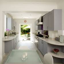 The limits in the space have created the necessity for vertical designs in one or two parallel rows. Galley Kitchen Kitchen Design Decorating Ideas Ideal Home Kitchen Layout Galley Kitchen Design Home Decor Kitchen