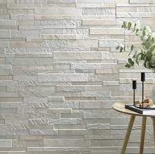 It was a local bathroom shop that did the complete bathroom refit and it was. White Split Face Effect Porcelain Wall Tile 610x150mm Luxury Tiles